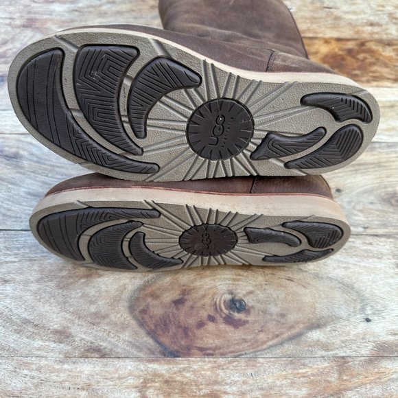 UGG Boots Kensington II Leather Double Buckle Brown 1004144 - Picture 12 of 12